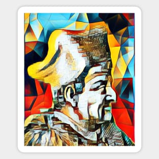 Lorenzo Valla Abstract Portrait | Lorenzo Valla Artwork 2 Magnet